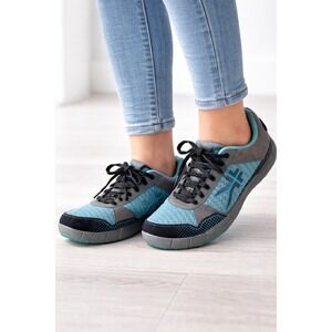 Kuru Women's Athletic Shoes Turquoise Gray Size 11 Wide Comfort‎ Sneakers